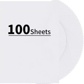 Premium White Cardstock 8.5” x 11” – 92lb/250gsm Heavy Weight Thick Printer Paper (100 Sheets) – Ideal for DIY Crafts, Invitations, and Business Cards