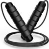 Premium Adjustable Speed Jump Rope – Tangle-Free Steel Cable with Non-Slip Foam Handles for Men, Women & Kids – Cardio Training for Home Gym, Fitness, Boxing, and MMA