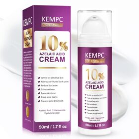 10% Azelaic Acid Acne Treatment – Hormonal Breakout & Cystic Acne Cream for Face | Redness Reduction & Moisture for Sensitive, Rosacea-Prone Skin – 1.7 oz