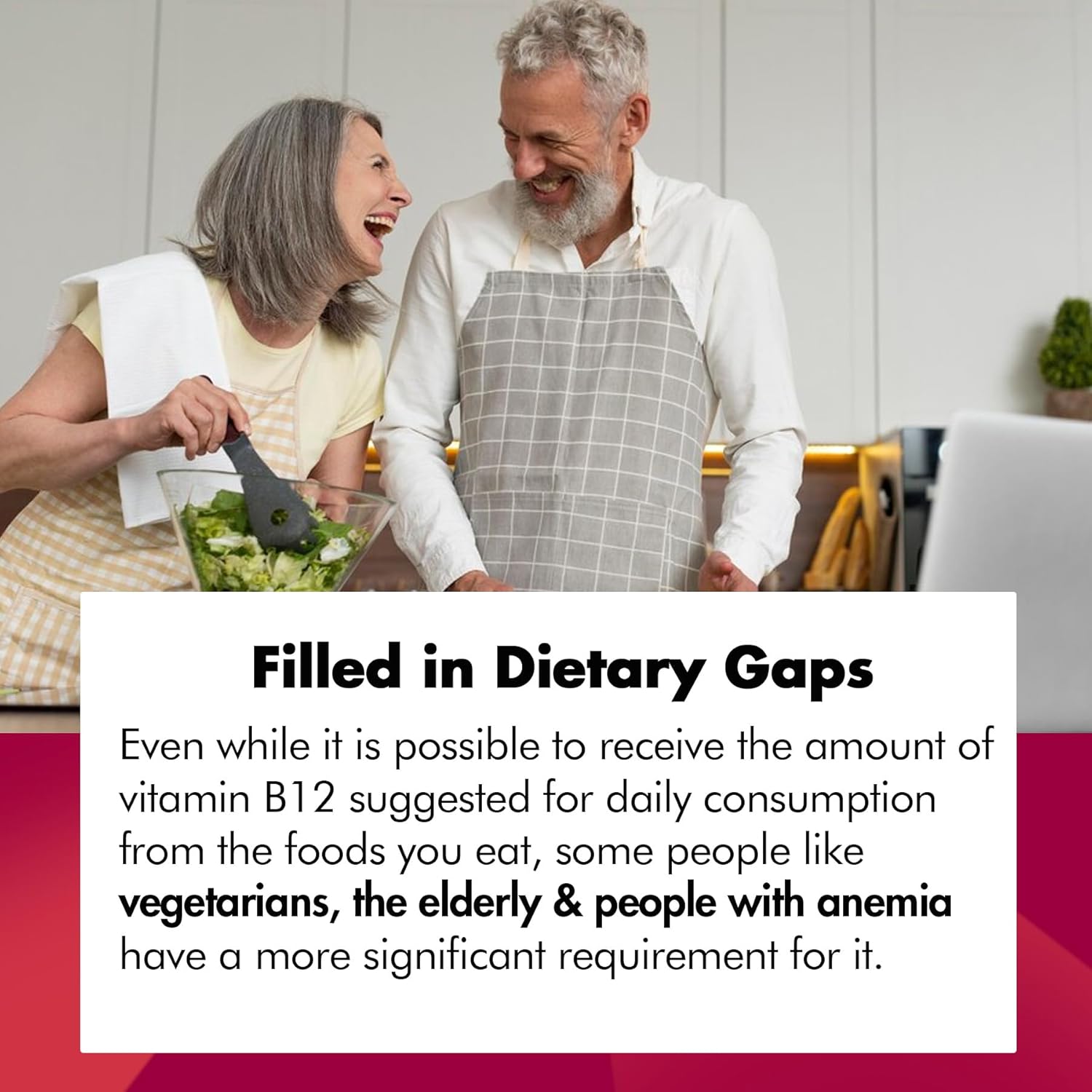 Methylcobalamin B12 10,000 mcg - 180 Count Sublingual Tablets - 6 Month Supply - Supports Energy, Metabolism & Cognitive Function - Vegan, Non-GMO, Natural Strawberry Flavor