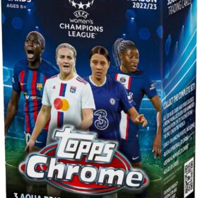 2022/23 TOPPS Chrome UEFA Women’s Champions League Soccer Trading Cards Value Box
