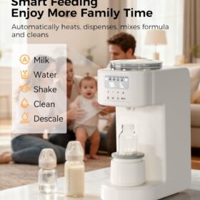 Axababy Automatic Formula Dispenser – Smart Baby Bottle Maker with Instant Warm Water, Accurate Mixing & Self-Cleaning