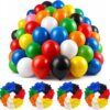 Monty 1000-Pack Assorted Latex Balloons – 7 Inch Rainbow Party Decorations for Weddings, Birthdays, Baby Showers & Events