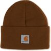 Carhartt Kids' Knit Cuff Beanie Hat - Durable Cold Weather Stretch Cap