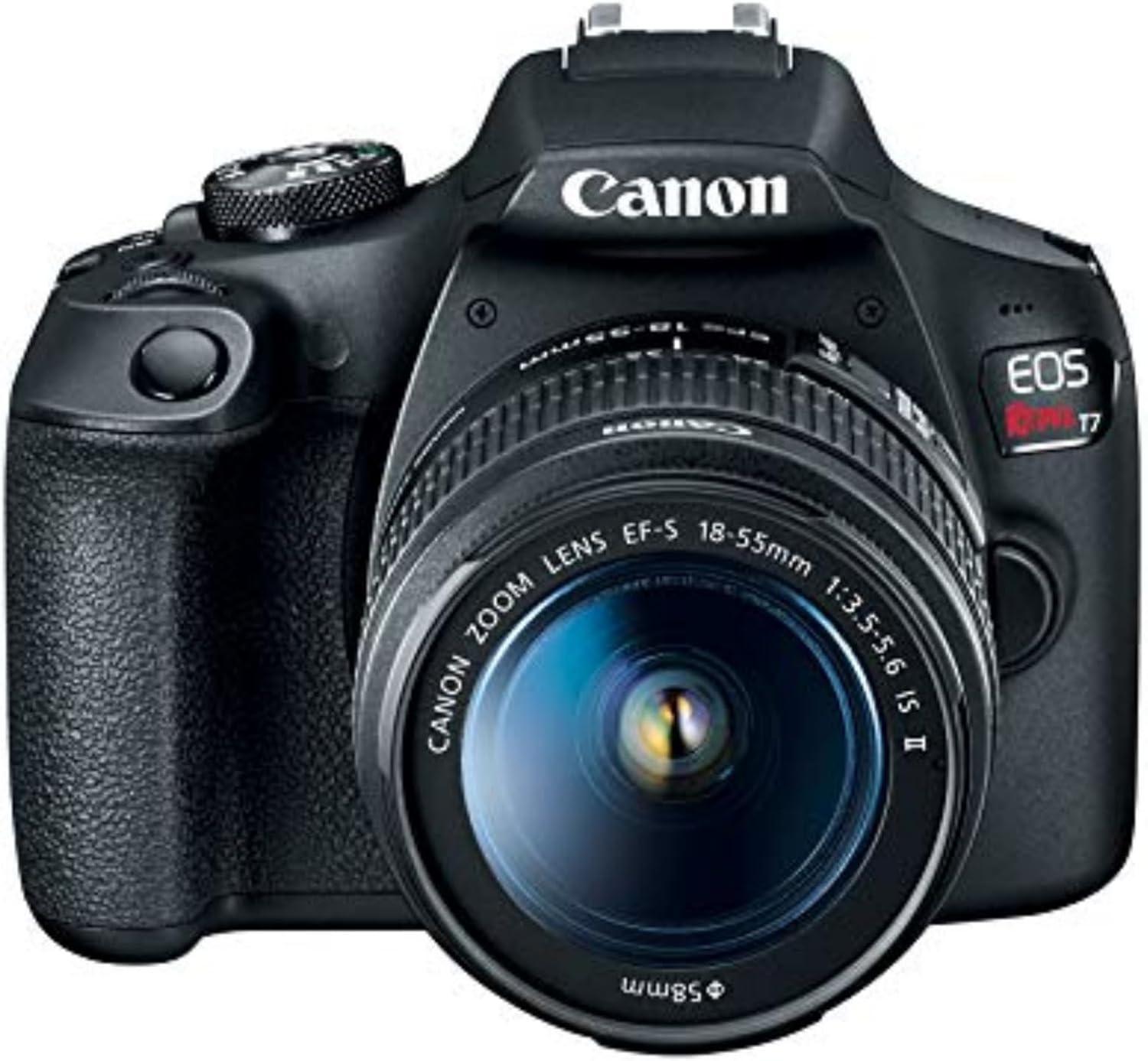 Canon EOS Rebel T7 DSLR Camera with EF 18-55mm Lens | 24.1 MP CMOS Sensor, Built-in Wi-Fi, and DIGIC 4+ Processor | Full HD Video Digital Camera Kit
