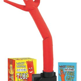 The Original Wacky Waving Inflatable Tube Guy - Desktop Fan-Powered Figure with Mini Book (17 Inches)
