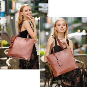 ALARION Women's Satchel Handbag & Shoulder Bag - Elegant Top Handle Purse with Adjustable Strap