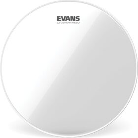 Evans Genera Resonant Clear Drum Head – 14 Inch Single-Ply with Level 360 Technology