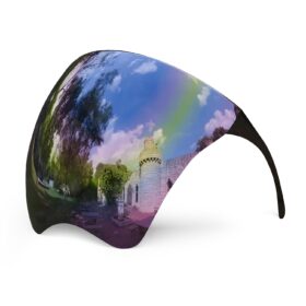 mayoken® Futuristic Full Face Shield Sunglasses – Wraparound UV Protection Shield for Men & Women – Anti-Fog, Impact Resistant Cycling & Outdoor Gear