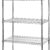 Seville Classics UltraDurable Commercial-Grade 5-Tier Steel Wire Shelving Unit – NSF Certified Heavy Duty Storage Rack for Garage, Kitchen, & Warehouse – 36” W x 18” D