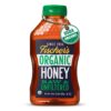 Fischer's 100% Organic Raw Honey – USDA Certified, 24 Oz Squeeze Bottle – Pure, Unfiltered & Unpasteurized – Natural Sweetener for Tea, Baking & Toasts