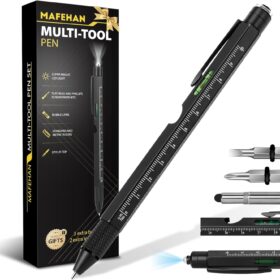 MAFEHAN 9-in-1 Multitool Pen – Cool Gadgets for Men with LED Light, Bottle Opener & Screwdrivers – Unique Gifts for Dad, Husband, Boyfriend