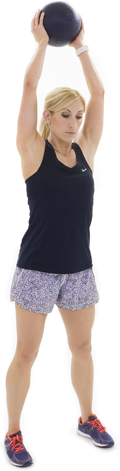 ProsourceFit Grip Slam Ball – Dead Weight No-Bounce Medicine Ball for Cross Training, Core Workouts, and Strength Conditioning