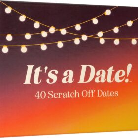 It's a Date! Scratch Off Cards - 40 Fun & Romantic Date Night Ideas for Couples, Unique Valentine's, Wedding & Anniversary Gift for Husband & Wife
