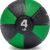 Amazon Basics 4 lb Weighted Medicine Ball – Textured Rubber for Core Strength, Balance, and Coordination