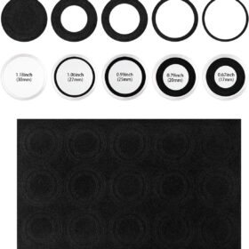 SPLF 100-Piece Coin Holder Set – 30mm Clear Capsules with 5 Sizes of EVA Foam Gaskets & Storage Box for Collectors