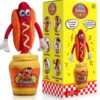 Gagster Dancing Hot Dog Toy – Sings, Yodels, Mimics & Tells Jokes – Hilarious Interactive Gag Gift for Kids & Adults