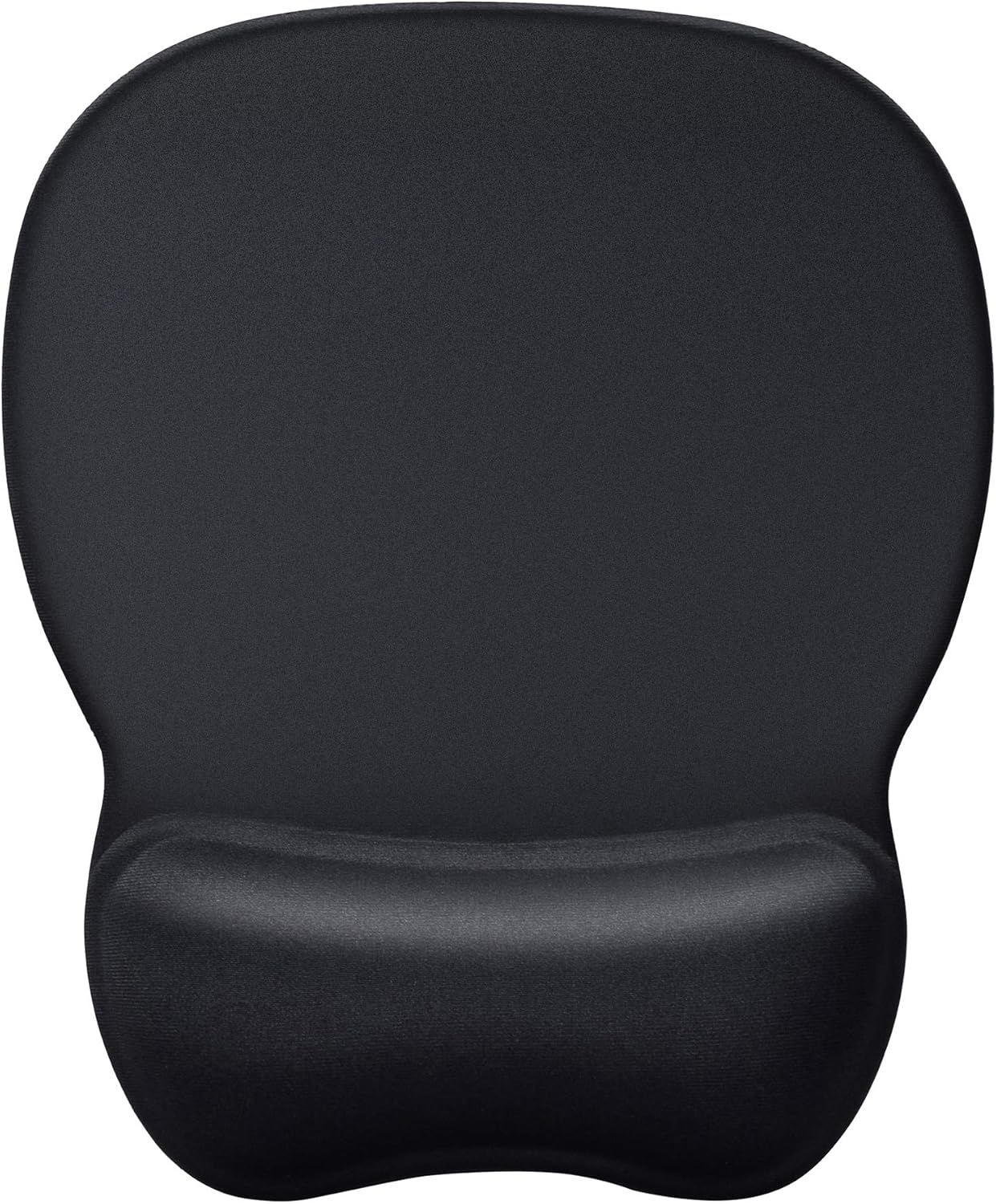 MROCO Ergonomic Gel Wrist Rest Mouse Pad - Non-Slip, Smooth Lycra Surface for Pain Relief & Office Comfort (Black, 9.4 x 8.1 inch)