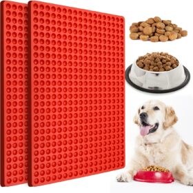 Palksky 2-Pack 468-Cavity Mini Round Silicone Mold – Half-Sphere Tray for Chocolate, Gummies, Dog Treats, Candy & Baking