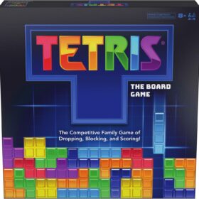 Tetris Board Game - The Classic Puzzle Challenge for Family Game Night, 2-4 Players, Ages 8+