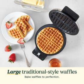 Cuisinart WMR-CAP2 Round Classic Waffle Maker, Stainless Steel, 1250W