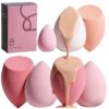 BS-MALL 7-Piece Makeup Sponge Set with Storage Case – Soft, Latex-Free Beauty Blenders for Liquid, Cream & Powder
