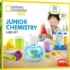 National Geographic Ultimate Junior Chemistry Set – 50 Experiments & 20+ Lab Tools for Kids Ages 4+