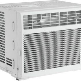 GE 5,000 BTU Window Air Conditioner – Cools Rooms Up to 150 Sq. Ft., Mechanical Controls, Easy Install Kit