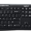 Logitech MK200 Wired Keyboard and Mouse Combo – Full-Size with Media Controls, Spill-Resistant Design, Plug & Play USB – Black
