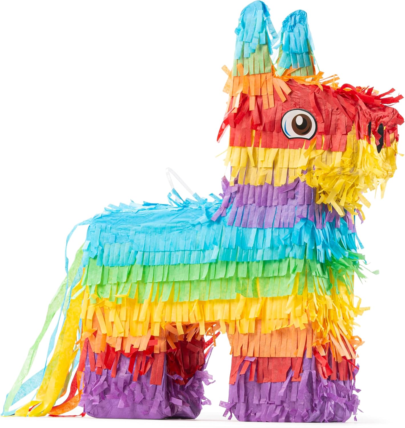 The Award Box Donkey Piñata - 16.5" Fiesta Party Game & Mexican Theme Decoration for Birthdays, Cinco de Mayo & Taco Tuesdays