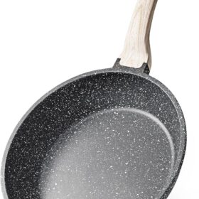 CAROTE Granite Nonstick Frying Pan Skillet – 8-Inch Induction Compatible Kitchen Cookware, PFOA Free & Ultra Durable
