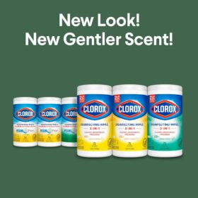 Clorox Disinfecting Cleaning Wipes - Value 3 Pack (225 Wipes Total) - Crisp Lemon & Fresh Scent - Kills 99.9% of Viruses & Bacteria - Bleach-Free Multipurpose Surface Cleaner