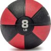 Amazon Basics 8 lb. Durable Rubber Medicine Ball for Strength Training & Core Workouts