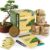 Bonsai Starter Kit for Beginners - Indoor & Outdoor DIY Tree Growing Kit with 4 Seed Types, Pots, Soil & Clippers - Unique Gardening Gift for Men & Women