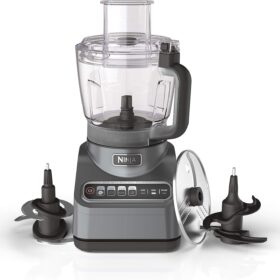 Ninja BN601 Professional Plus Food Processor (Renewed) - 1000 Peak Watts, Auto-iQ, 9-Cup Bowl, Silver/SS
