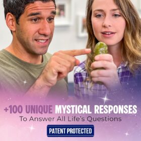 Mystic Pickle – The Hilarious Magic Fortune Teller with Over 100 Witty Responses | Unique Novelty Gag Gift & Funny Icebreaker for Parties, Classrooms, and Game Night