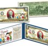 PEANUTS Original Gang Uncirculated $2 Bill with Charlie Brown & Snoopy - Collectible Currency in Premium Display Holder with Certificate