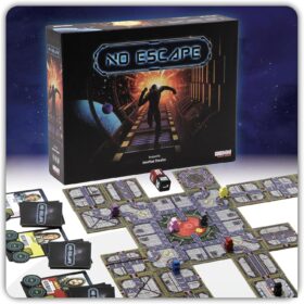 No Escape: Space Station Sabotage Strategy Board Game - Ultimate Traitor Maze Game for Kids, Teens & Adults