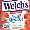 Welch's Fruit Snacks, Strawberry, 0.9 Oz (Pack of 10) - Real Fruit Fruit Snacks, Fat Free & Gluten Free