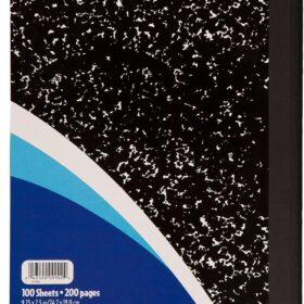 Mead Primary Composition Notebook, Grades K-2, 100 Sheets (200 Pages), 9.75 x 7.5 Inch, Blue Marble (09902)