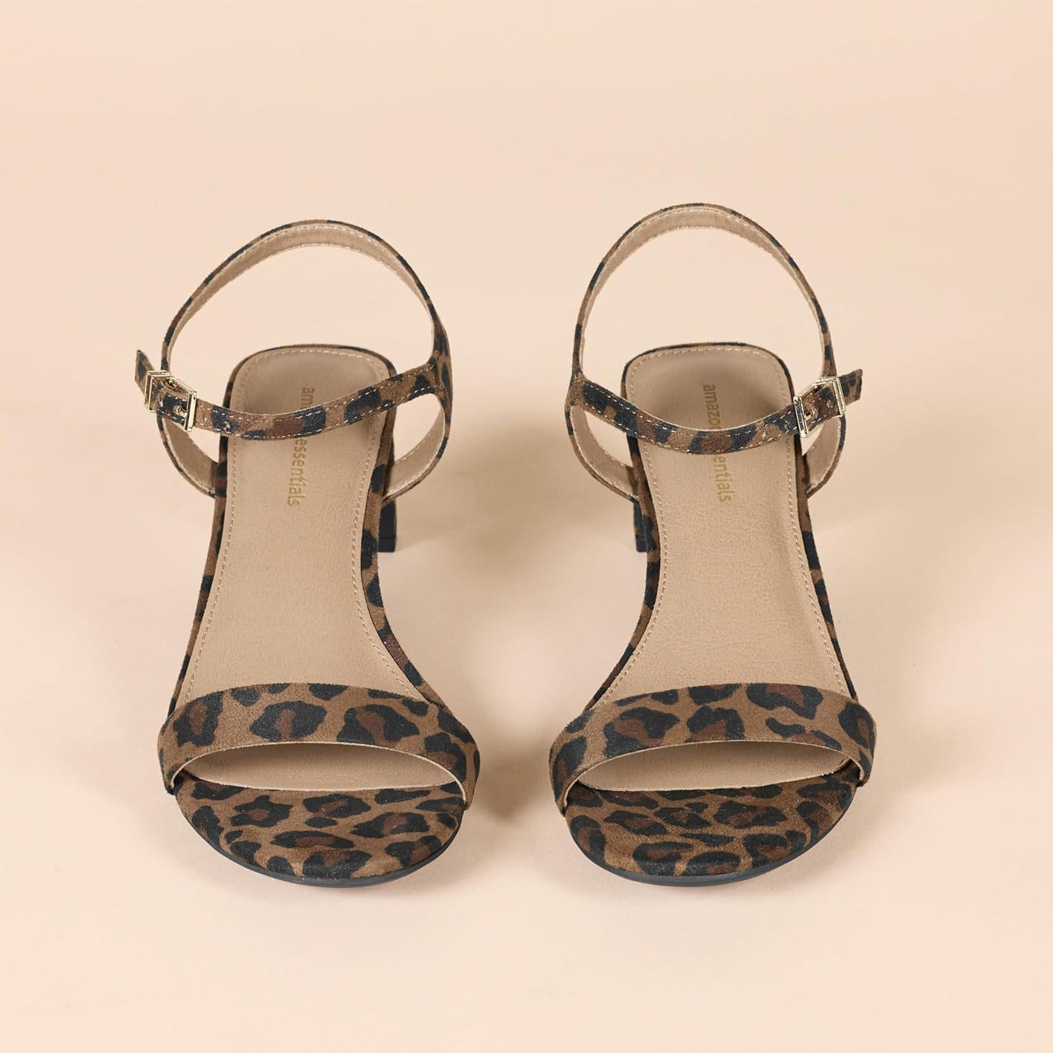 Amazon Essentials Women's Ankle Strap Low Heel Sandal – Comfortable & Versatile