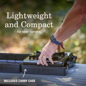 Coleman Classic 1-Burner Butane Camp Stove with InstaStart Ignition & 7,650 BTU Portable Cooktop