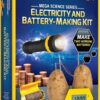 National Geographic Battery Science Kit – Build a Potato Clock & Penny Powered Flashlight – DIY Electricity STEM Projects for Kids