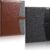 Eersida Leather Padfolio Binder - 2 Pack A4/Letter Size 3-Ring Portfolio Organizer with Clipboard - Professional Business Document Folder for Men & Women (Black & Brown)