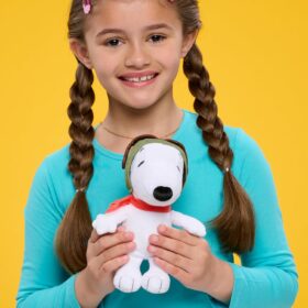 Peanuts Snoopy Flying Ace 8-Inch Beanbag Plush - Stuffed Animal Toy for Kids Ages 3+ by Just Play