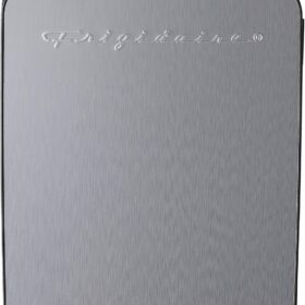 Frigidaire EFMIS183-SS Rugged Portable Mini Fridge - 10 Liter (15 Can) Capacity, Brushed Stainless Steel (Renewed)