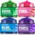 4-Piece Temporary Hair Color Wax Set for Kids, Teens & Adults – Instant Washable Hair Dye Styling Paste for Halloween, Cosplay & Parties (Purple, Green, Blue, Pink)