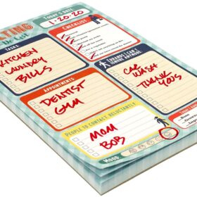 Adulting To-Do List Notepad – Humorous 9" x 6" Daily Task Planner & Memo Pad