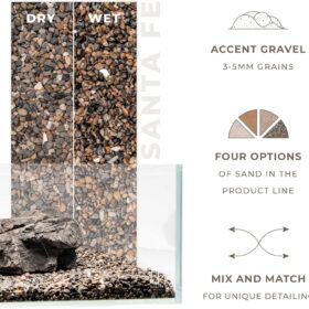 Ultum Nature Systems Controsand Santa Fe - Natural Planted Aquarium Substrate & Vibrant Gravel for Aquascaping (8L)