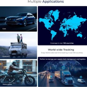 Salind 4G Wired GPS Tracker for Vehicles - Real-Time Car, Truck & Motorcycle Anti-Theft Security Device (9-75V) with App Alerts & Discreet Design